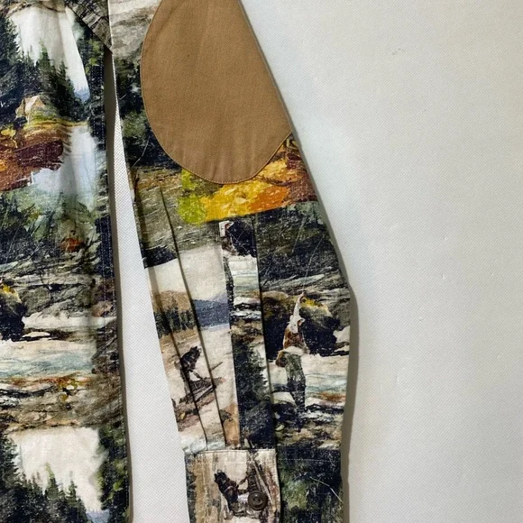 NEW Size S Mens Cremieux Long Sleeve Button Down Shirt Cotton Gamekeeper Fishing - Picture 3 of 9